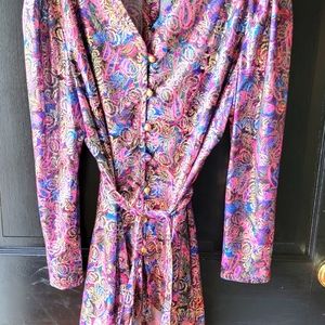 Handmade Floral Iridescent Tunic